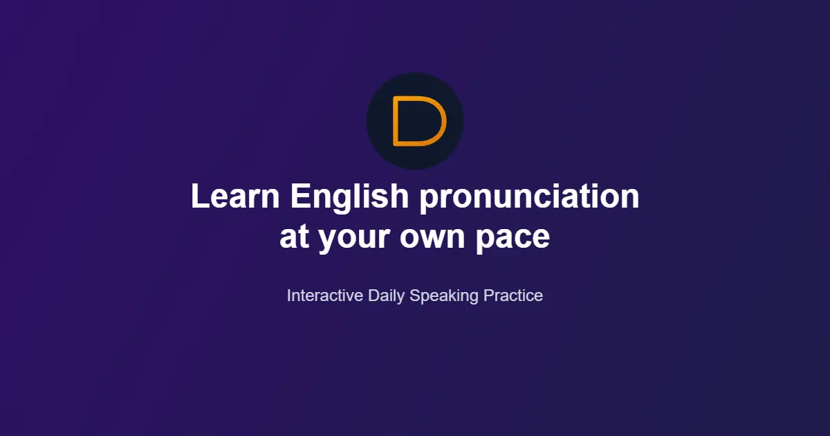 DictaLearn dashboard showing Pronunciation practice mode for English dictation and pronunciation scoring